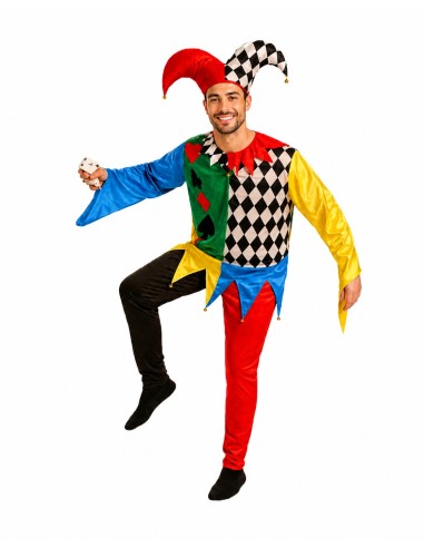 Fato de Poker Tamanho L | Disfarces para Adultos O Rei do Carnaval